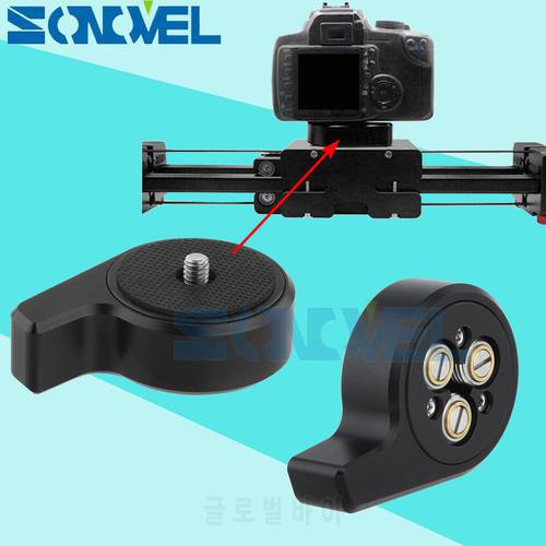 Universal Quick Release One Camera Baseplate DSLR Quick Release Plate Adapter For Canon Nikon with Tripod Gib Slider Stabilizer