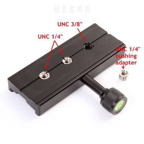 FOTGA QR-120 Clamp Adapter For Quick Release Plate 1/4