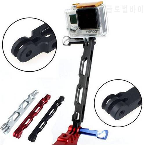 CENINE Aluminum CNC Handspike Holder Selfie Stick Monopod Extender Grip Monopod 16CM for GoPro Hero 3 4 3+ Camera Accessories