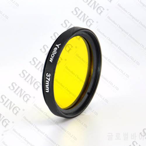 Yellow 30 37 40.5 43 46 49 Full Color Colour Camera Lens Lenses Filter 30mm 37mm 40.5mm 43mm 46mm 49mm For All DSLR Camera