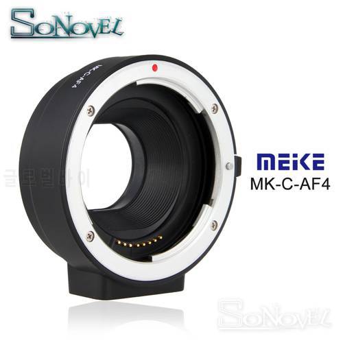Meike MK-C-AF4 Electronic Auto Focus Adapter for Canon EF EF-S lens to EOS M M2 M3 M5 M6 M10 M50 M100 EF-EOS M EF-M mount