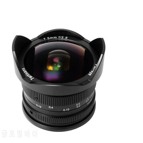 7artisans 7.5mm f2.8 Fisheye Lens APS-C Manual Fixed Lens For Fujifilm XT30 XT-20 X-S10 XT4 XT3 XE4 X-E3 X-T200 X-100F