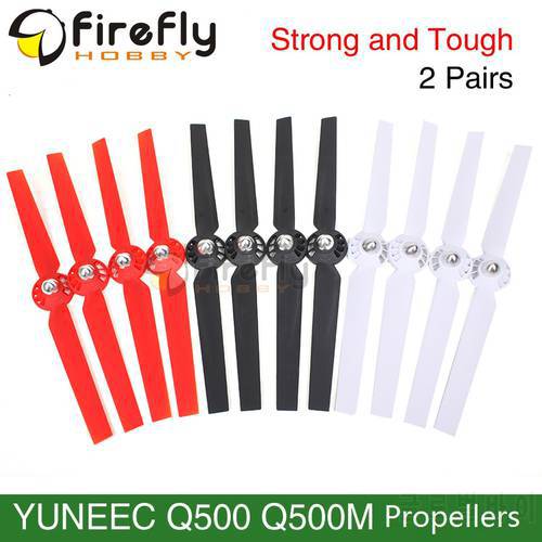 2 Pairs Nylon Propellers CW&CCW Propeller for YUNEEC Q500 Q500M Typhoon Series Quadcopter