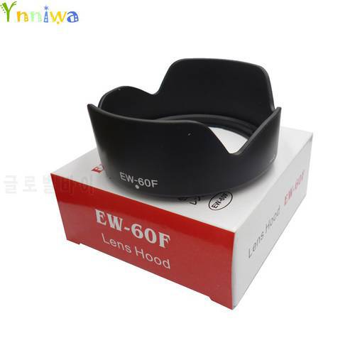 Camera Lens Hood EW-60F Bayonet Mount EW60F for Canon M5 M6 With EF-M 18-150mm f/3.5-6.3 IS STM 55mm Lens with package box