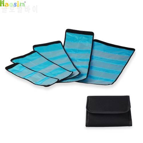 10pcs/lot 3 4 6 slots Case Holder Case Pouch Wallet for 25mm to 82mm Camera Filter UV CPL New