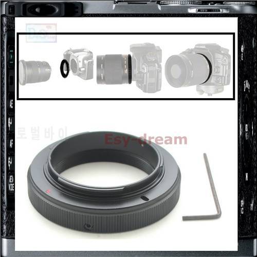 T2 T Mount Adapter Lens Ring For Nikon DSLR Camera D7000 D5300 D5200 D3100 D3000 D90 T-AI PR223