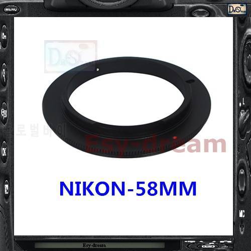 AI-58 58 mm Lens Macro Reverse Ring Adaptor Adapter for NIKON-58 Nikon DSLR Camera F AI Lens 58mm PR211