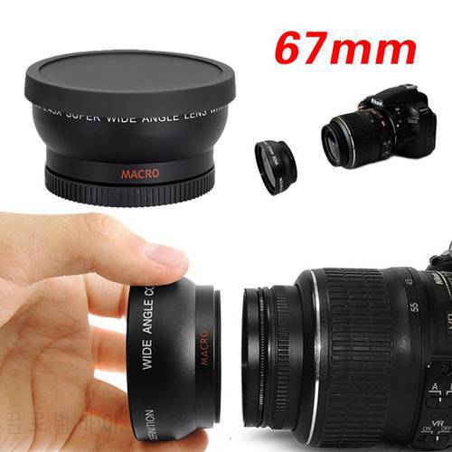 67mm 0.43X Super Macro Wide Angle Fisheye Macro photography Lens for Canon NIKON Sony PENTAX DSLR SLR Camera 67MM thread lens