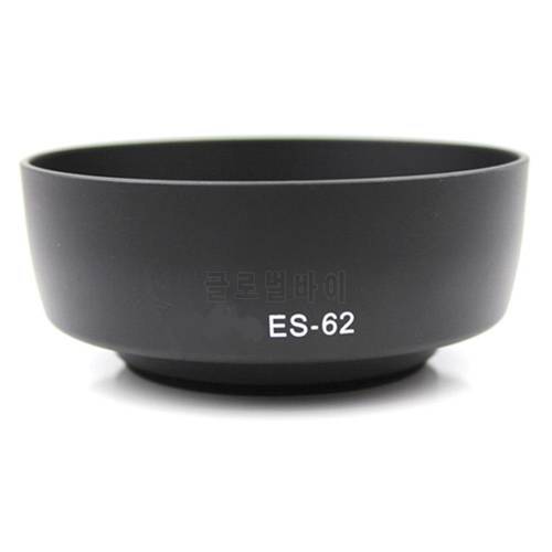 Whole Sale 10 pcs New Black Plastic Lens hood lenses screw in type for Canon ES-62 50mm f1.8 EF II lens Free Shipping