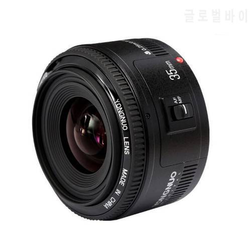YN35MM AF MF YONGNUO 35mm F2 Lens Large Aperture Wide-angle Fixed Focus Lens for Canon EOS EF DSLR Full-frame & APS-C Cameras