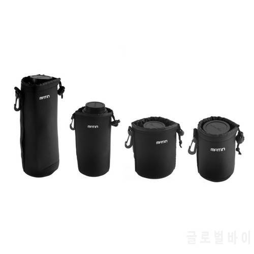 Universal Waterproof Matin Neoprene Soft Video Camera Lens Pouch Bag Case For Canon Nikon Sony Camera Lens Full Size S M L XL