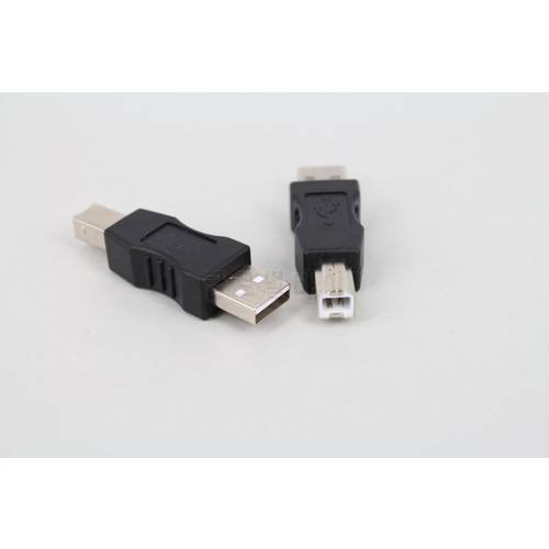 100pcs/lot USB 2.0 Type A male plug to USB 2.0 Type B Male plug Printer Adapter Converter