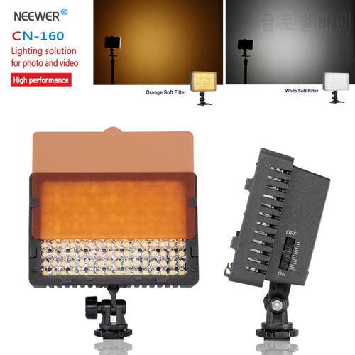 Neewer CN-160 160 LED Video Light on Camera Light for Canon Sony Panasonic Camcorder or DLSR Camerasor Digital Video Camcorder