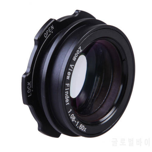 1.08x-1.60x Zoom Viewfinder Eyepiece Magnifier for Canon Nikon Pentax Sony Olympus Samsung Sigma Minoltaz Fujifilm SLR Camera
