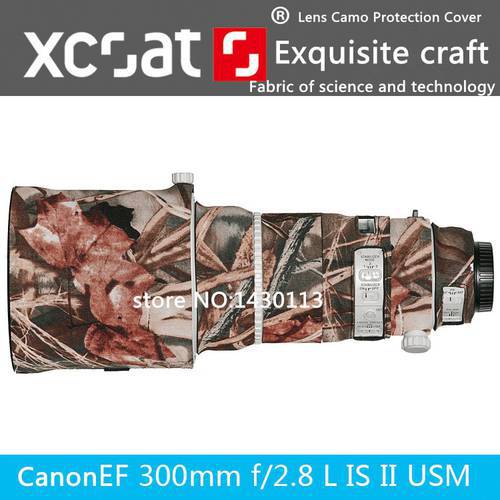 For Canon lens protective case guns clothing EF 300mm f/2.8L IS II USM SLR Lens Camo Protection Cover brown camouflage