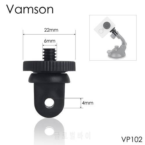 Vamson for Go Pro Accessories Mini Tripod Screw Mount Adapter With 1/4