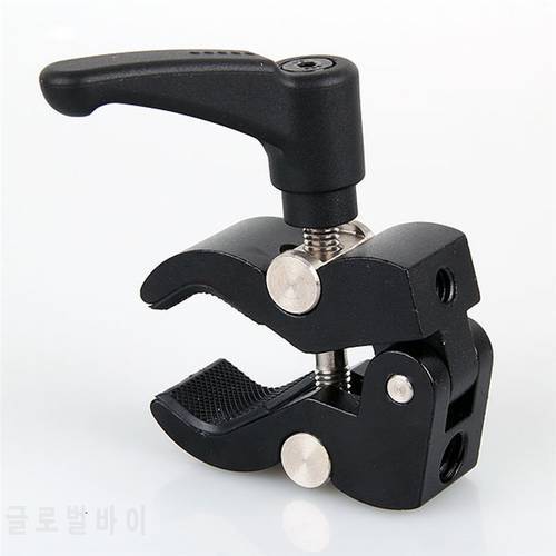 Camera Photography Friction Clip Arm Clamp Holder Mount With Standard Ball Head 1/4 3/8 Screw For Camera Flash Holder Bracket
