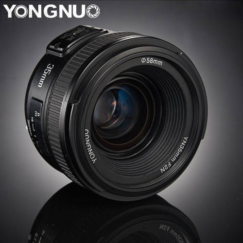 YONGNUO YN35MM F2N AF MF 35mm F2.0 Large Aperture Wide-angle Fixed Focus Lens for Nikon DSLR Camera