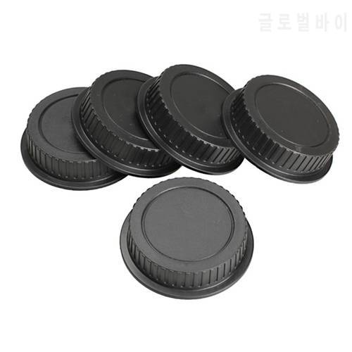 5Pcs Black Rear Lens Cap Dust Cover for Canon EF ES-S Series Lens