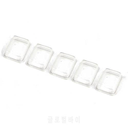 5 Pcs 21x15mm Rocker Boat Switch White&39s Clear Silicone Waterproof Protect Cover Rectangle Cap