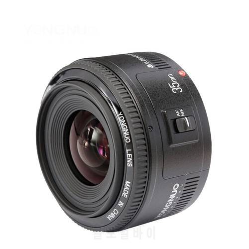 YONGNUO Lens YN35mm F/2 Large Aperture Fixed Auto Focus Lens For Canon Nikon DSLR Camera 5Ds 5Dr 7D D7100 D3200 D3100 D5100 D90