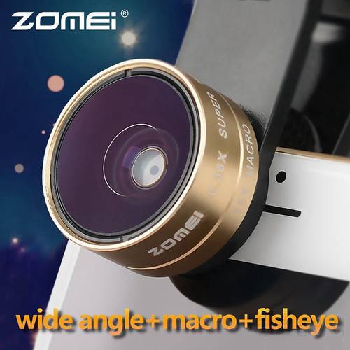 ZOMEI 2in1 Universal Clip-on 0.36X Wide Angle + Macro camera lens for i Phone