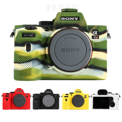 SETTO Soft Silicone Rubber ILCE 7RM3 Camera Protective Body Case Skin For Sony A7rM III a7rM 3 DSLR Camera Bag protector Cover