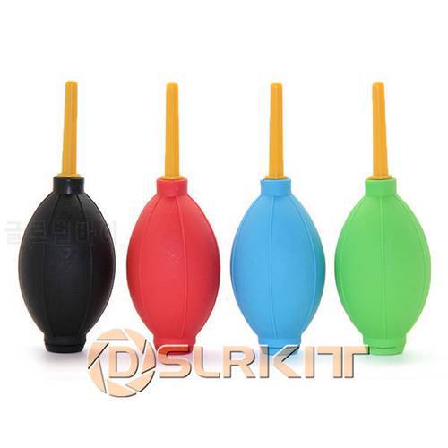 4pcs Rubber Air Dust Blower Blowing Ball Cleaning Tool Black Red Blue Green)