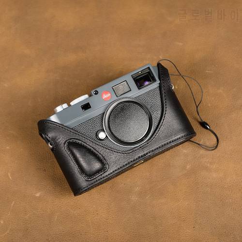[VR] Genuine Leather Camera case For Leica M9P M9 M8 ME M-E MM Camera Bag Handmade Real Leather Half Body Cover Skin
