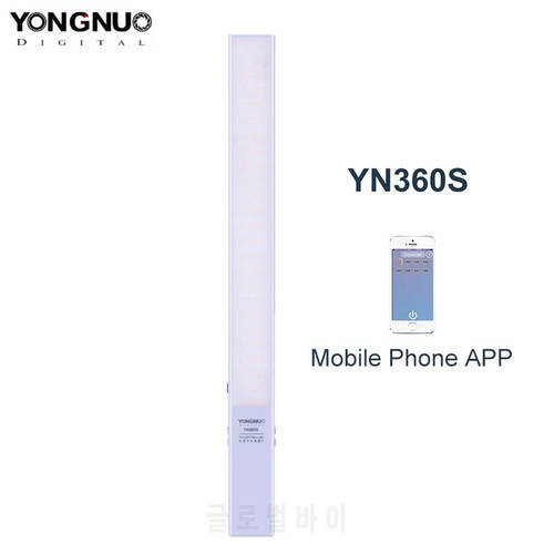 YONGNUO YN360S YN360 CRI95 LED video light 5500K Hand-held fill light Photo Light Support Smartphone Bluetooth remote control