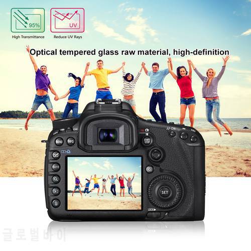 PULUZ 2.5D Curved Edge 9H Surface Hardness Camera Tempered Glass LCD Screen Protector Film for Canon G7X G9X EOS 6D 7D2 100D/M3