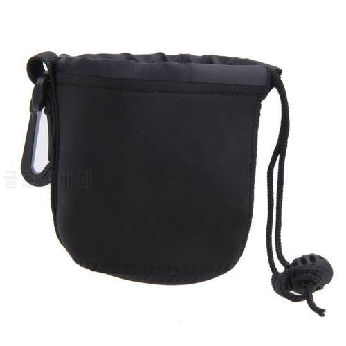 100* 80mm Universal Neoprene Waterproof Soft Pouch Bag Case for Video Camera Lens
