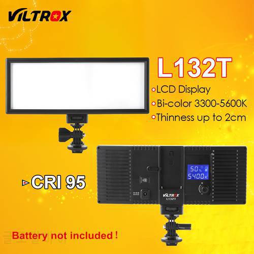 Viltrox LED Video Light Bi-Color Dimmable DSLR Studio Light Lamp Panel Colors Light for Camera DV Camcorder