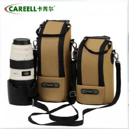 Careell Nylon Single Lens Reflex Lens Shockproof and Dust-proof Lens Bag for Canon 60d Nikon Sony Lens Photography Accessories