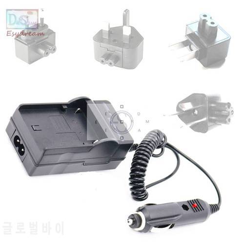 Battery Charger + Car Charger + AU/US/UK/EU Adapter For Canon NB-9L NB9L