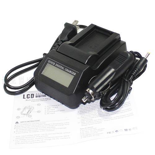 New LP-E5 LP E5 LPE5 LCD Camera Fast Charger for Canon KISS X2 X3 F Rebel XS XSi T1i 450D 500D 1000D