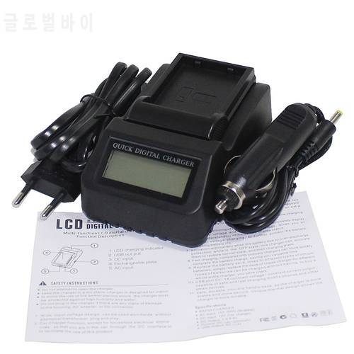 Replacement LCD Fast Charger for 1 V2 one ENEL21 Digital Camera