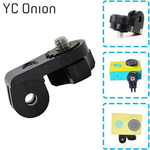 1/4 Screw Tripod Mount Adapter Converter Accessories For Xiaomi Yi Sony Action Cam For Gopro Camera AS20 AS30V AS100V AS200V HDR