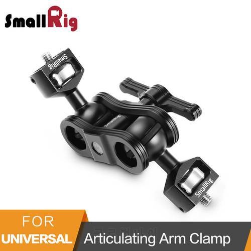 SmallRig Aluminum Alloy Quick Release Articulating Magic Arm with Double Ballheads + 1/4 Screws To Mount Monitors - 2070