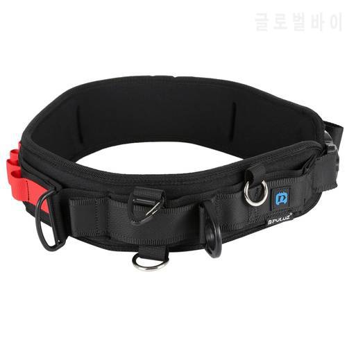 Top Deals PULUZ Camera Waist Belt Multi-functional Bundle Waistband Strap Belt with Hook Photography Belt Backpack Belt for SL