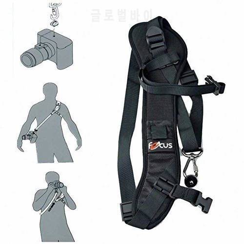New Fashion Carry Speed Belt soft Shoulder Foucs F1 Quick Rapid Camera Single Shoulder Sling Black Belt Strap for DSLR Camera
