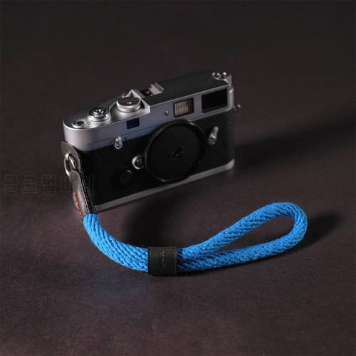 cam-in WS022 Cowskin & Cotton tape Camera Wrist Strap Leather DSLR spire lamella Hand Belt Photography Accessory 10 colors