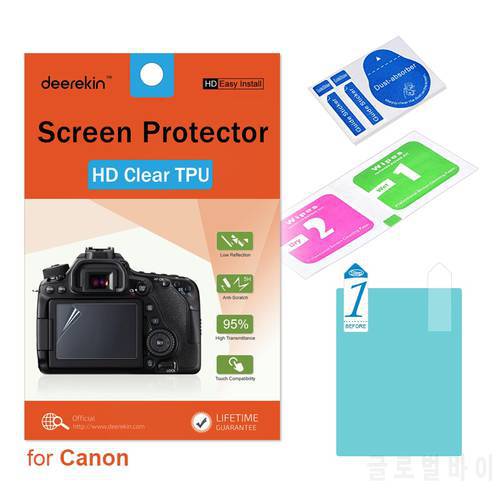 Deerekin HD Soft TPU Screen Protector for Canon Powershot SX740 SX730 SX720 SX710 SX620 SX610 SX540 HS Camera