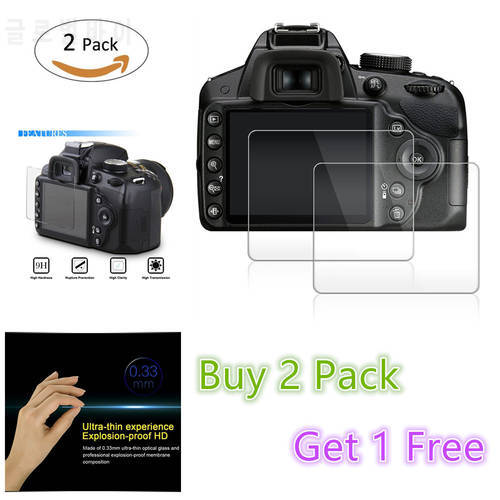 2x Glass LCD Screen Protector For Canon EOS 6D 5D II III IV R10 R7 R6 RP M100 4000D 3000D 200D 250D SL2 SL3 SX70 80D 77D 70D