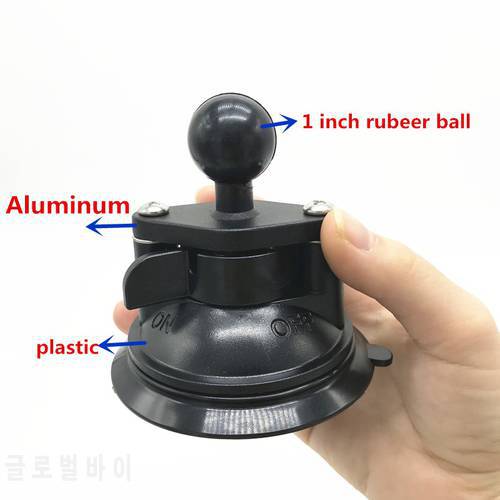 8cm Diameter Car Window Twist Lock Suction Cup Base with 1 inch Ball Mount for Gopro Camera Smartphone