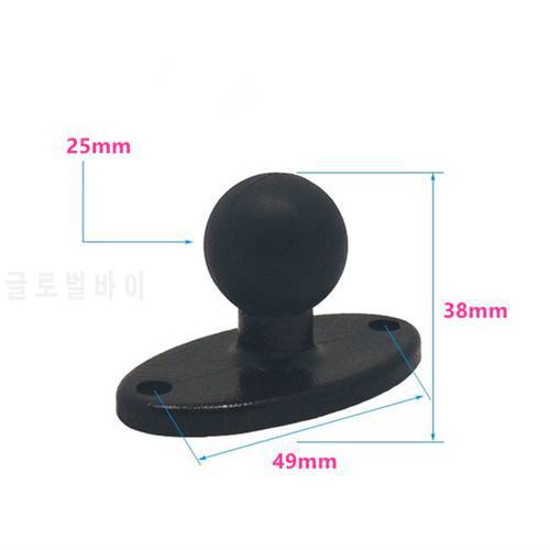1 Inch Ball Adapter Mounting Plate for Garmin ZUMO Plate for Gopro Camera Smartphones Extension Arm