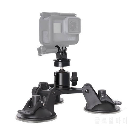 Suction Cup for GoPro 8 Camera Car Glass Sucker Mount Holder Camera Tripods with Angle Adjustable Ball Head for Insta360 ONE Yi