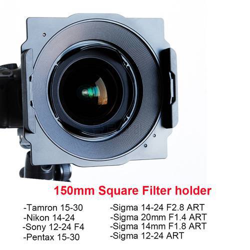 Wyatt 150mm Filter Holder Bracket for Tamron 15-30mm, Nikon 14-24mm, Sigma 14-24mm/12-24mm/20mm/14mm, Sony 12-24mm, Pentax 15-30