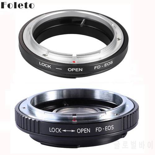 Foleto Lens Mount Adapter for Canon FD Lens to Canon EOS (EF, EF-S) Mount SLR Camera Body, Fits Canon 1D, 1DS, Mark II, III, IV