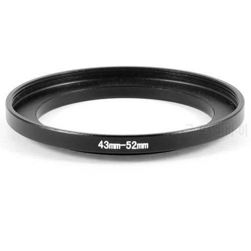 43mm-52mm 43mm to 52mm 43 - 52mm Step Up Ring Filter Adapter for Camera Lens